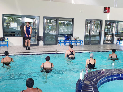Les cours d'aquafitness d'été Les cours d'aquafitness d'été